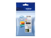 Brother LC3219XL Value Pack - Pack de 4 - XL - noir, jaune, cyan, magenta - original - cartouche d'encre - pour Brother MFC-J5330, J5335, J5730, J5930, J6935; Business Smart Pro MFC-J6930 LC3219XLVALDR