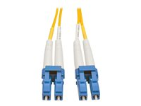 Tripp Lite 5M Duplex Singlemode 8.3/125 Fiber Optic Patch Cable LC/LC 16' 16ft 5 Meter - Cordon de raccordement - mode unique LC (M) pour mode unique LC (M) - 5 m - fibre optique - duplex - 8,3 / 125 micromètres - colonne montante - jaune N370-05M