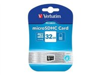 Verbatim - Carte mémoire flash - 32 Go - Class 10 - micro SDHC 44013