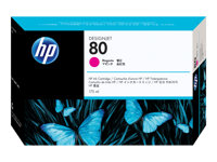 HP 80 - 175 ml - magenta - original - cartouche d'encre - pour DesignJet 1050c, 1050c plus, 1055cm, 1055cm plus C4874A