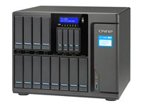 QNAP TS-1685 - Serveur NAS - 16 Baies - SATA 6Gb/s - RAID 0, 1, 5, 6, 10, JBOD, disque de réserve 10 - RAM 8 Go - Gigabit Ethernet / 10 Gigabit Ethernet - iSCSI TS-1685-D1521-8G