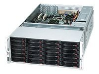 Supermicro SC847 A-R1400LPB - Rack-montable - 4U - ATX étendu - SATA/SAS - hot-swap - alimentation redondante 1400 Watt - noir CSE-847A-R1400LPB