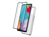 BIGBEN Connected Protection Pack - Coque de protection pour téléphone portable - polyuréthanne thermoplastique (TPU) - transparent - avec protection d'écran en verre trempé 2.5D (9H) - pour Samsung Galaxy A53 5G PACKSILIVTGA535G