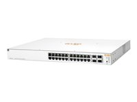 HPE Aruba Instant On 1930 24G Class4 PoE 4SFP/SFP+ 195W Switch - Commutateur - C3 - Géré - 24 x 10/100/1000 (PoE) + 4 x 1 Gigabit / 10 Gigabit SFP+ - Montable sur rack - PoE (195 W) JL683B#ABB