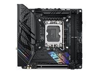 ASUS ROG STRIX B760-I GAMING WIFI - Carte-mère - mini ITX - Socket LGA1700 - B760 Chipset - USB 3.2 Gen 1, USB-C 3.2 Gen2, USB-C 3.2 Gen 2x2, USB-C 3.2 Gen 1 - 2.5 Gigabit LAN, Bluetooth, Wi-Fi - carte graphique embarquée (unité centrale requise) - audio HD (8 canaux) 90MB1D90-M0EAY0