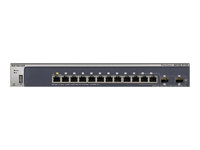 NETGEAR M4100-D12G - Commutateur - C2+ - Géré - 12 x 10/100/1000 + 2 x SFP partagé - de bureau, fixation murale GSM5212-100NES