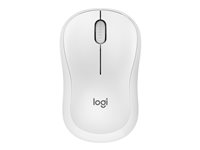 Logitech M220 Silent - Souris - droitiers et gauchers - optique - 3 boutons - sans fil - 2.4 GHz - récepteur sans fil USB - blanc 910-006128