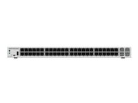 NETGEAR Smart Managed Pro GC752X - Commutateur - C3 - intelligent - 48 x 10/100/1000 + 2 x Gigabit SFP (liaison montante) + 2 x SFP+ 10 Go (liaison montante) - de bureau, Montable sur rack GC752X-100EUS