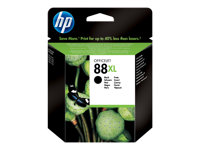 HP 88XL - 58.9 ml - à rendement élevé - noir - originale - cartouche d'encre - pour Officejet Pro K5400, K550, K8600, L7480, L7550, L7555, L7590, L7650, L7681, L7710, L7750 C9396AE