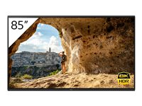 Sony FWD-85Z9G/T - Classe de diagonale 85" (84.6" visualisable) - BRAVIA Professional Displays ZG9 series écran LED - avec tuner TV - signalisation numérique - Android TV - 8K 7680 x 4320 - HDR - LED à éclairage direct - noir FWD-85Z9G/T