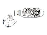 Integral Xpression Pattern Flowers - Clé USB - 8 Go - USB 2.0 INFD8GBXPRFLO