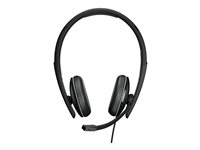 EPOS ADAPT 165 USB II - Micro-casque - sur-oreille - filaire - USB, jack 3,5mm - noir - Optimisé pour la CU 1000916