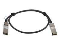 StarTech.com Câble QSFP+ à connexion directe de 1 m - Compatible avec Cisco QSFP-H40G-CU1M - Cordon QSFP+ 40G - Câble Twinax passif - Câble d'attache directe 40GBase - QSFP+ verrouillé pour QSFP+ verrouillé - 1 m - twinaxial - SFF-8436 - passif - noir QSFPH40GCU1M