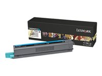 Lexmark - À rendement élevé - cyan - original - cartouche de toner LCCP - pour Lexmark C925de, C925dte C925H2CG