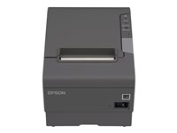 Epson TM T88V - Imprimante de reçus - thermique en ligne - Rouleau (8 cm) - jusqu'à 300 mm/sec - USB, PoweredUSB - outil de coupe - gris foncé C31CA85051