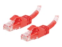 C2G Cat6 Booted Unshielded (UTP) Crossover Patch Cable - Câble inverseur - RJ-45 (M) pour RJ-45 (M) - 1.5 m - UTP - CAT 6 - moulé, sans crochet, bloqué - rouge 83558