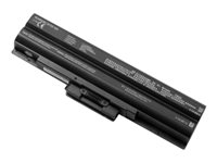 DLH - Batterie de portable (standard) (équivalent à : Sony VGP-BPS13A/B, Sony VGP-BPS13/B, Sony VGP-BPS13, Sony VGP-BPS13B/B, Sony VGP-BPS21, Sony VGP-BPS13A/Q, Sony VGP-BPS21B, Sony VGP-BPS21A, Sony VGP-BPS13B/Q, Sony VGP-BPS13/Q, Sony VGP-BPS13A/R, Sony VGP-BPS13A, Sony VGP-BPS13AB, Sony VGP-BPS13B) - Lithium Ion - 6 cellules - 5200 mAh - noir - pour Sony VAIO SVE11, SVJ2021, Tap 20, VGN-AW, VGN-BZ, VGN-CS, VGN-FW, VGN-NS, VGN-NW, VGN-SR, VPC-B, VPC-CW, VPC-F, VPC-M, VPC-S1, VPC-Y Series SSYY1004-B050P4