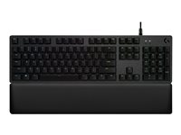 Logitech Gaming G513 - Clavier - backlit - USB - International US - commutateur : GX Brown Tactile - carbone 920-009330