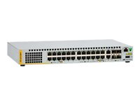 Allied Telesis AT x310-26FT - Commutateur - C3 - Géré - 24 x 10/100 + 2 x SFP Gigabit combiné - de bureau, Montable sur rack, fixation murale AT-X310-26FT-50