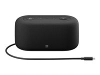 Microsoft Audio Dock - Haut-parleur/station d'accueil - filaire - USB-C - noir mat - Certifié pour Microsoft Teams IVF-00008