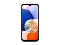 Samsung Galaxy A14 5G - 5G smartphone - double SIM - RAM 4 Go / Mémoire interne 128 Go - microSD slot - Écran LCD - 6.6" - 2408 x 1080 pixels - 3 x caméras arrière 50 MP, 2 MP, 2 MP - front camera 13 MP - noir SM-A146PZKGEUB