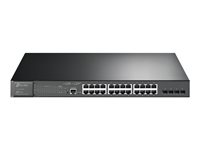 TP-Link JetStream TL-SG3428MP - Commutateur - Géré - 24 x 10/100/1000 (PoE+) + 4 x Gigabit SFP - Montable sur rack - PoE+ (384 W) TL-SG3428MP