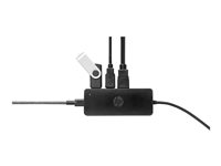 HP Travel Hub G2 - Réplicateur de port - USB-C - VGA, HDMI - pour OMEN by HP Laptop 16; Victus by HP Laptop 15, 16; EliteBook 830 G6; ProBook 11 G9 7PJ38AA