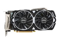 MSI RX 570 ARMOR 8G OC - Carte graphique - Radeon RX 570 - 8 Go GDDR5 - PCIe 3.0 x16 - DVI, HDMI, 3 x DisplayPort - noir, blanc RADEON RX 570 ARMOR 8G OC