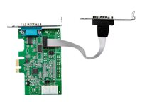 StarTech.com Carte série PCI Express à 2 ports RS232 avec UART 16950 - Compatible Windows et Linux - 921.4 Kbps (PEX1S953LP) (PEX2S953LP) - Adaptateur série - PCIe profil bas - RS-232 x 2 PEX2S953LP