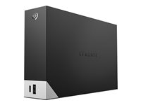 Seagate One Touch with hub STLC14000400 - Disque dur - 14 To - externe (de bureau) - USB 3.0 - noir - avec Seagate Rescue Data Recovery STLC14000400