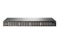 HPE Aruba 2930F 48G 4SFP - Commutateur - C3 - Géré - 48 x 10/100/1000 + 4 x Gigabit SFP - flux d'air côte à côte - Montable sur rack JL260A