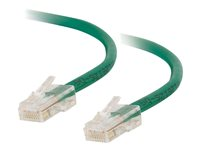 C2G Cat5e Non-Booted Unshielded (UTP) Network Patch Cable - Cordon de raccordement - RJ-45 (M) pour RJ-45 (M) - 10 m - UTP - CAT 5e - bloqué, uniboot - vert 83067