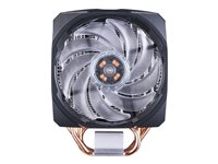 Cooler Master MasterAir MA610P - Refroidisseur de processeur - (pour : LGA775, LGA1156, AM2, AM2+, LGA1366, AM3, LGA1155, AM3+, LGA2011, FM1, FM2, LGA1150, FM2+, LGA2011-3, LGA1151, AM4, LGA2066) - aluminium avec embase en cuivre - 120 mm - noir MAP-T6PN-218PC-R1