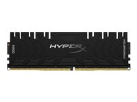 HyperX Predator - DDR4 - kit - 16 Go: 2 x 8 Go - DIMM 288 broches - 3200 MHz / PC4-25600 - CL16 - 1.35 V - mémoire sans tampon - non ECC - noir HX432C16PB3K2/16