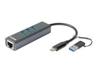 D-Link DUB-2315 - Adaptateur réseau - USB-C / Thunderbolt 3 - Gigabit Ethernet x 1 DUB-2332