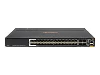 HPE Aruba CX 8360-32Y4C V2 - Commutateur - C3 - Géré - 32 x 1/10/25 Gigabit Ethernet SFP / SFP+ / SFP28 + 4 x 40/100 Gigabit QSFP+ / QSFP28 - flux d'air de l'avant vers l'arrière - Montable sur rack - AC JL700C