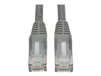 Tripp Lite 75ft Cat6 Gigabit Snagless Molded Patch Cable RJ45 M/M Gray 75' - Cordon de raccordement - RJ-45 (M) pour RJ-45 (M) - 22.86 m - UTP - CAT 6 - moulé, sans crochet - gris N201-075-GY