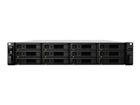 Synology RackStation RS2418+ - Serveur NAS - 12 Baies - rack-montable - SATA 6Gb/s - RAID 0, 1, 5, 6, 10, JBOD, disque de réserve 5, 6 disques de secours, disque de réserve 10, disque de réserve 1 - RAM 4 Go - Gigabit Ethernet - iSCSI - 2U RS2418+