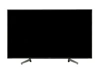 Sony FWD-43X80G - Classe de diagonale 43" (42.5" visualisable) TV LCD rétro-éclairée par LED - signalisation numérique - Smart TV - Android - 4K UHD (2160p) 3840 x 2160 - HDR - système de rétroéclairage en bordure par DEL Edge-Lit - noir FWD-43X80G/T