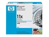 HP 11X - À rendement élevé - noir - originale - LaserJet - cartouche de toner (Q6511X) - pour LaserJet 2410, 2420, 2420d, 2420dn, 2420n, 2430, 2430dtn, 2430n, 2430t, 2430tn Q6511X