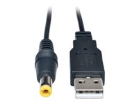 Tripp Lite 3ft USB to Type - N 5V DC Power Cable A Male to Type N Barrel 3' - Câble d'alimentation - USB (alimentation uniquement) (M) pour DC jack de 5,5 x 2,5 mm (M) - 5 V - 91.4 cm - noir U152-003-N