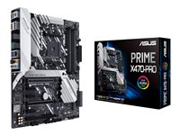 ASUS PRIME X470-PRO - Carte-mère - ATX - Socket AM4 - AMD X470 - USB 3.1 Gen 1, USB 3.1 Gen 2, USB-C Gen1 - Gigabit LAN - carte graphique embarquée (unité centrale requise) - audio HD (8 canaux) PRIME X470-PRO