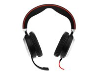 Jabra Evolve 80 UC stereo - Micro-casque - circum-aural - filaire - Suppresseur de bruit actif 7899-829-289