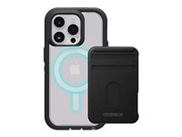 OtterBox Defender Series XT - Coque de protection pour téléphone portable - robuste - avec MagSafe - compatibilité avec MagSafe - polycarbonate, caoutchouc synthétique, 50 % de plastique recyclé - cristal noir - pour Apple iPhone 14 Pro 77-90144