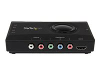 StarTech.com Boîtier d'acquisition vidéo - USB 2.0 - Enregistreur vidéo - HDMI ou composante - Autonome - 1080p - Adaptateur de capture vidéo - USB 2.0 - NTSC, PAL-M, PAL 60 - noir USB2HDCAPS