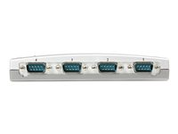 StarTech.com Hub série RS232 à 4 ports - Adaptateur USB vers 4x DB9 RS232 alimenté par bus - Adaptateur série - USB - RS-232 x 4 ICUSB2324