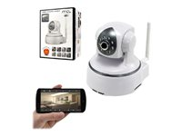 MCL Samar IP-CAMD624AWHD - Caméra de surveillance réseau - panoramique / inclinaison - couleur (Jour et nuit) - 3 MP - audio - sans fil - Wi-Fi - MJPEG, H.264 - CC 5 V IP-CAMD624AWHD