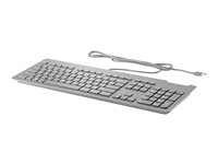 HP Business Slim - Clavier - USB - Italien - noir - pour HP 260 G4, t540; EliteDesk 805 G6; Engage One Pro; ProDesk 40X G6; Workstation Z1 G6 Z9H48AA#ABZ