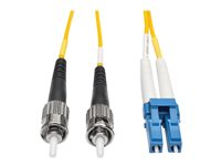 Tripp Lite 7M Duplex Singlemode 8.3/125 Fiber Optic Patch Cable LC/ST 23' 23ft 7 Meter - Cordon de raccordement - mode unique LC (M) pour mode unique ST (M) - 7 m - fibre optique - duplex - 8,3 / 125 micromètres - jaune N368-07M