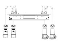 Eaton ePDU EILB24 - Unité de distribution secteur (rack-montable) - CA 230 V - 4 kW - Ethernet, serial - entrée : IEC 60309 32A - connecteurs de sortie : 2 (IEC 60309 32A) - noir EILB24